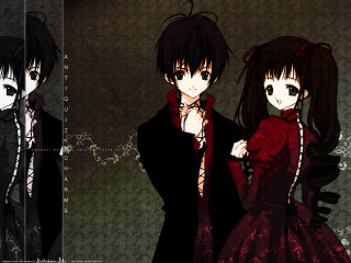 Anime gothic yandere 2girls alice - a wall free wallpaper for desktop