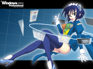 Blue hair manga honeycomb gloves - a bathroom free wallpaper
