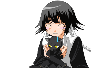 Woman holding two black cats - purism free wallpaper