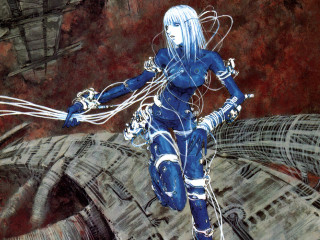 Woman blue suit bridge sci - a blue suit free wallpaper
