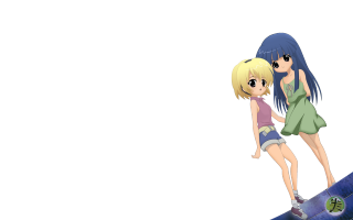 Anime girls ramp holding hands - the other hand free wallpaper