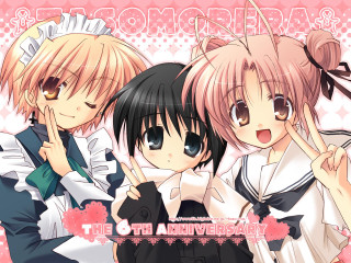 Anime girls pink black hair 2 - black hair free wallpaper