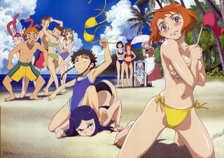 Beach group bluehair swimsuit embarrassed - suit free wallpaper