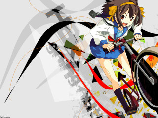 Girl bike colorful background arrow - arrow free wallpaper