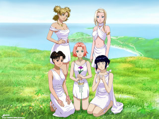 Women white dresses field lake - ann thetis blacker free wallpaper