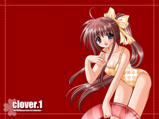 Girl bikini candy cane anime - a manga drawing free wallpaper for desktop