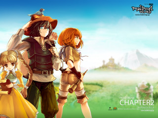 Group people field sky mountain - a group of people free wallpaper for desktop