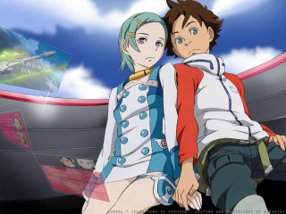 Eizan kikukawa anime characters sky - neoromanticism free wallpaper
