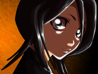 Serious girl black hair hoodie - serious free wallpaper for desktop