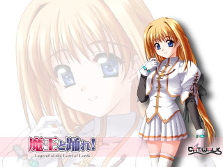 Anime girl longhair blueeyes whitedress - a cell phone free wallpaper