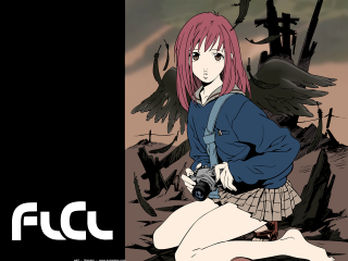 Pink hair girl camera bird 2 - pink hair free wallpaper