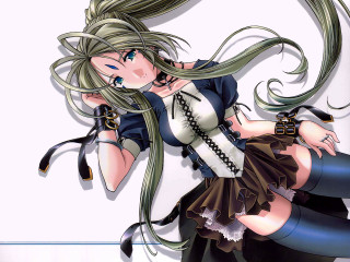 Gothic anime portrait antenna hair - gothic free wallpaper