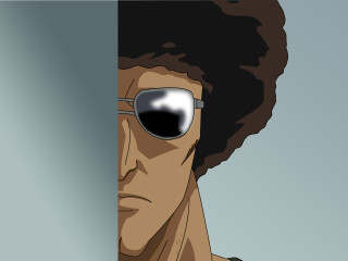 Man sunglasses afro reflection neogeo - adam manyoki free wallpaper