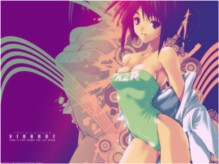 Woman green dress guitar anime - a guitar free wallpaper for desktop