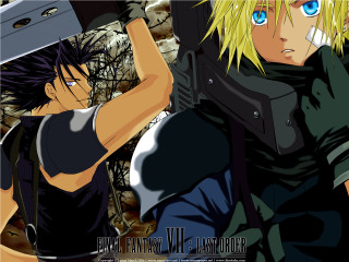 Man woman guns rock wall - final fantasy free wallpaper