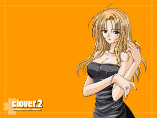 Girl blonde black dress jewelry - 2 d game art free wallpaper