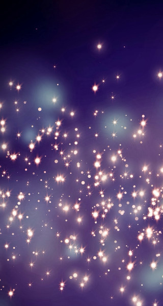 Purple background white stars side - space art free wallpaper