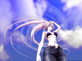 Chizuko yoshida giantess bikini sky - the wind free wallpaper