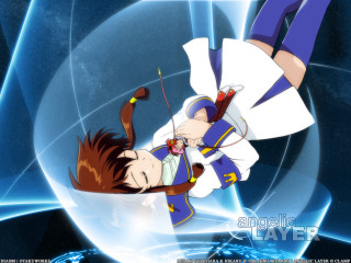 Cartoon falling astronaut bow blue - a bow free wallpaper