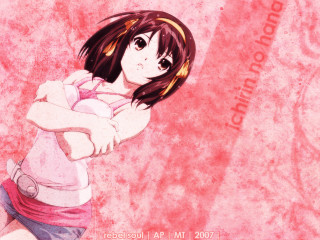 Pink shirt girl anime cherry - a pink shirt free wallpaper