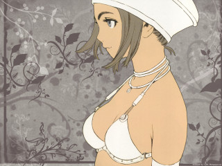 Woman white bikini hat floral - a white hat free wallpaper
