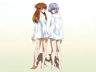 Two anime girls shadow white - a shadow of them free wallpaper