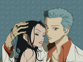 Man woman hug wind anime - a silk screen free wallpaper