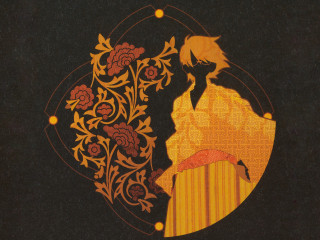 Yellow dress flower face mucha - a yellow dress free wallpaper