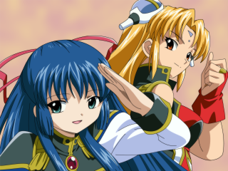 Anime girls long blue hair 3 - blue hair free wallpaper