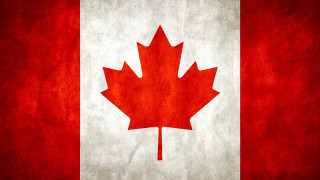 Canadian flag red maple leaf 5 - poster free wallpaper