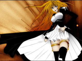 Alice prin white dress gothic - gold free wallpaper
