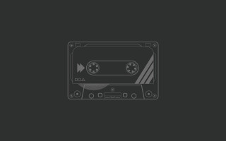 Cassette tape recorder sound arrow - bauhaus free wallpaper