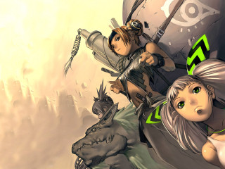 Couple hill dragon fantasy concept - a couple of people free wallpaper for desktop