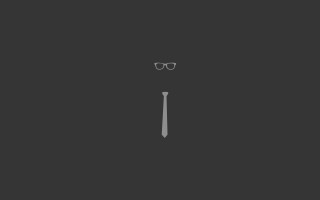 Tie glasses black white background - a minimalist painting free wallpaper