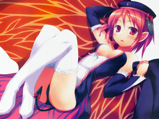 Woman hat knife gothic red - hint of yayoi kasuma free wallpaper
