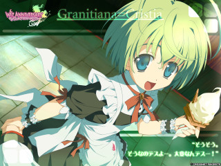 Girl white dress cat green - a white cat free wallpaper
