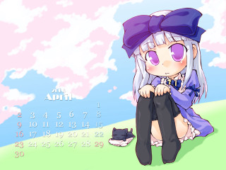 Cartoon character bench calendar hat - a bench free wallpaper