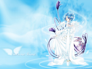 Woman white dress blue umbrella - a white dress holding free wallpaper