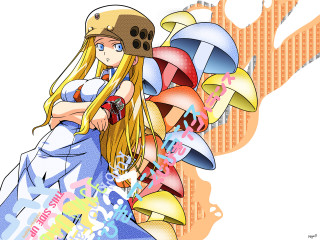 Woman dress helmet umbrella paint - official free wallpaper for desktop