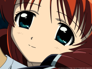 Anime girl red hair sad 3 - red hair free wallpaper