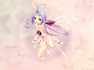 Fairy bluehair purpletail wand flower - inspired free wallpaper
