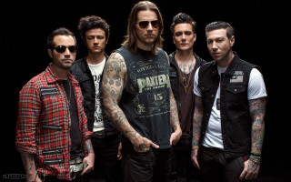 Group men tattoos black background - alex petruk ape free wallpaper