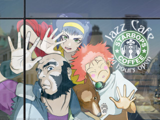 Starbucks group comic panel fantastic - fantastic free wallpaper