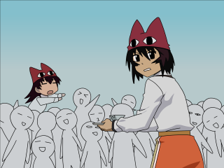 Cartoon person cat hat anime - context art free wallpaper