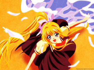 Blonde girl black dress red 2 - a red bow free wallpaper