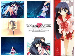 Anime girls book page red - a page free wallpaper