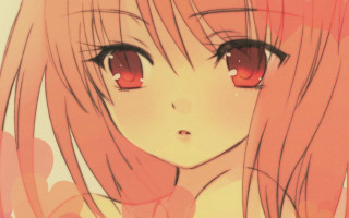 Girl red eyes long hair 3 - red eye free wallpaper