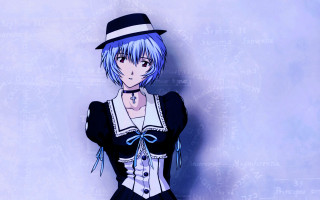 Blue hair woman gothic anime - gothic free wallpaper
