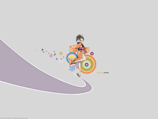 Skateboarder colorful design minimalist overwatch - a skateboard free wallpaper