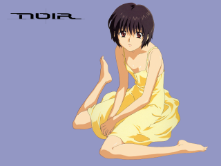 Woman yellow dress sitting blue - a yellow dress free wallpaper